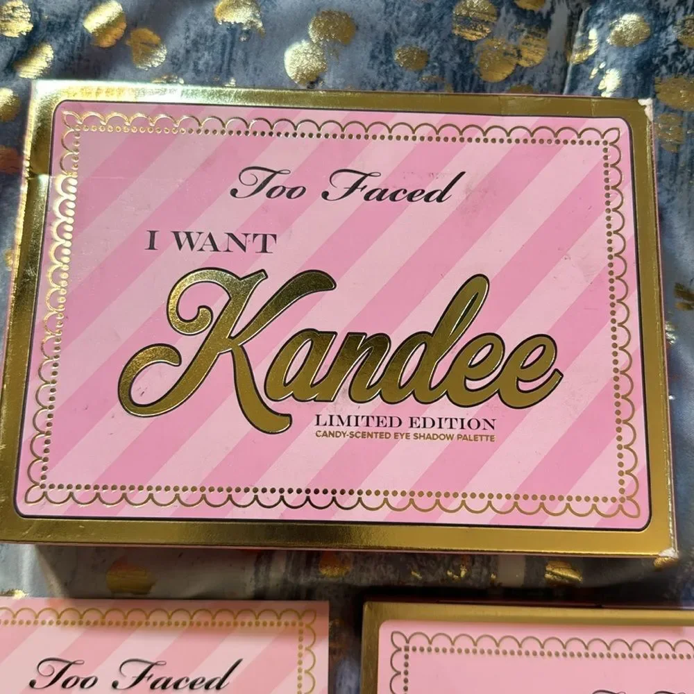 Too faced I want kandee eyeshadow palette limited edition make up